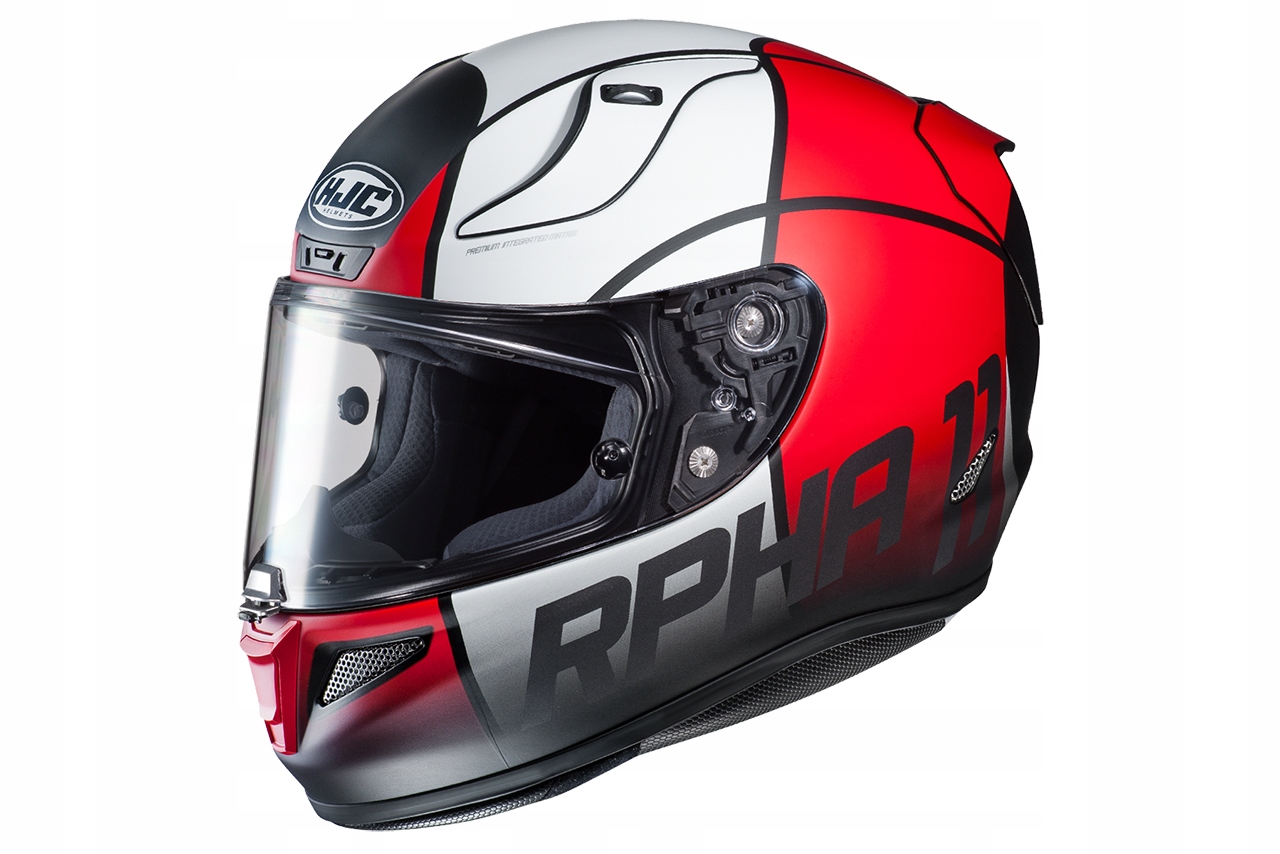 HJC RPHA 11 QUINTAIN RED / WHITE KASK S