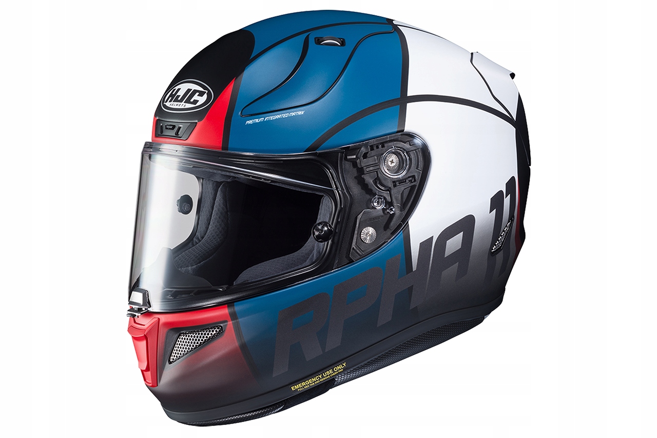 PRILBA HJC RPHA 11 QUINTAIN WHITE / BLUE / RED XL