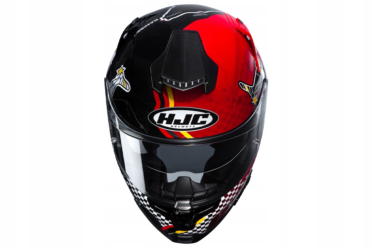 PRILBA HJC RPHA 70 ISLE OF MAN ČIERNA / ČERVENÁ XL