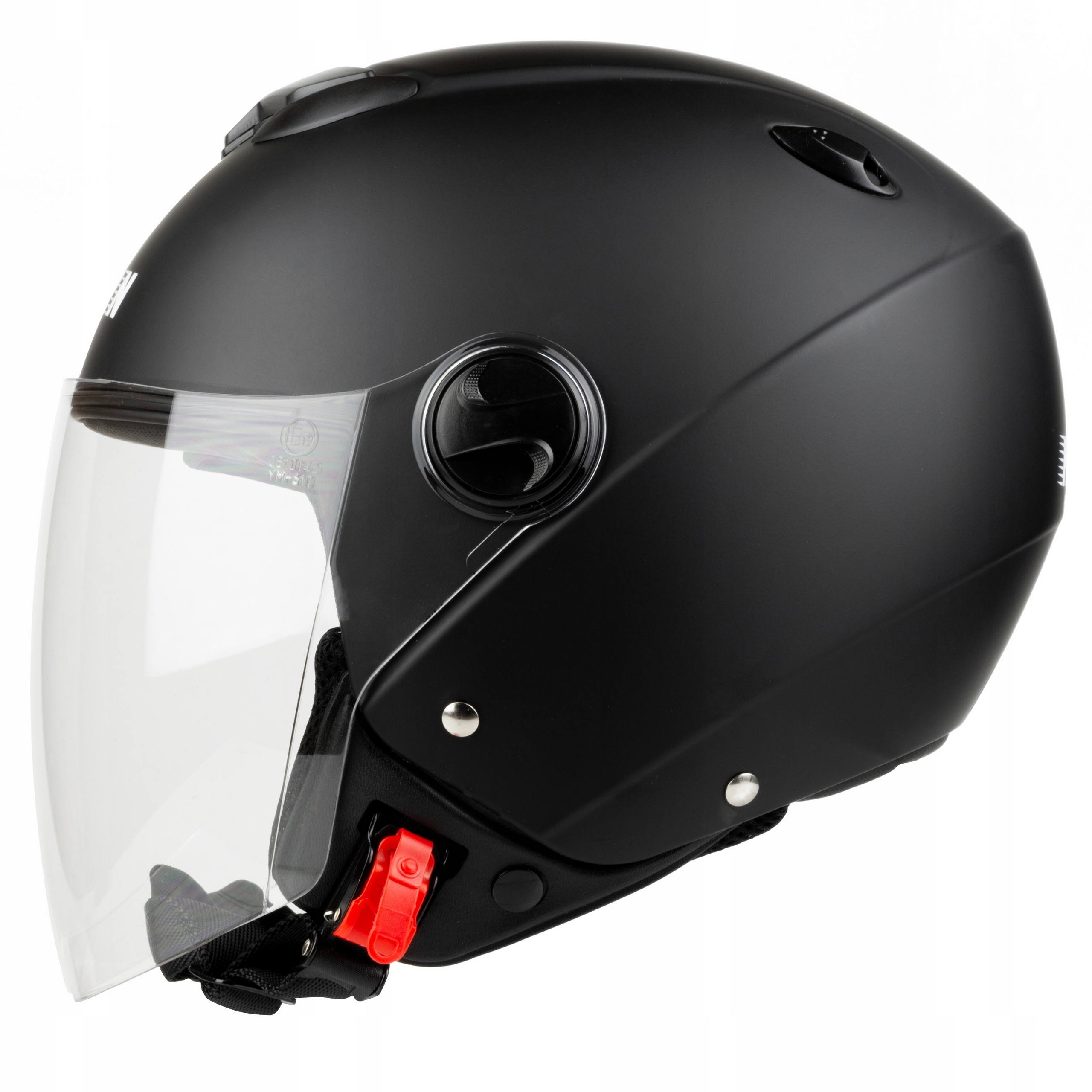 PRILBA HORN MAT BLACK MOTOCYKL JET 617 ECE M