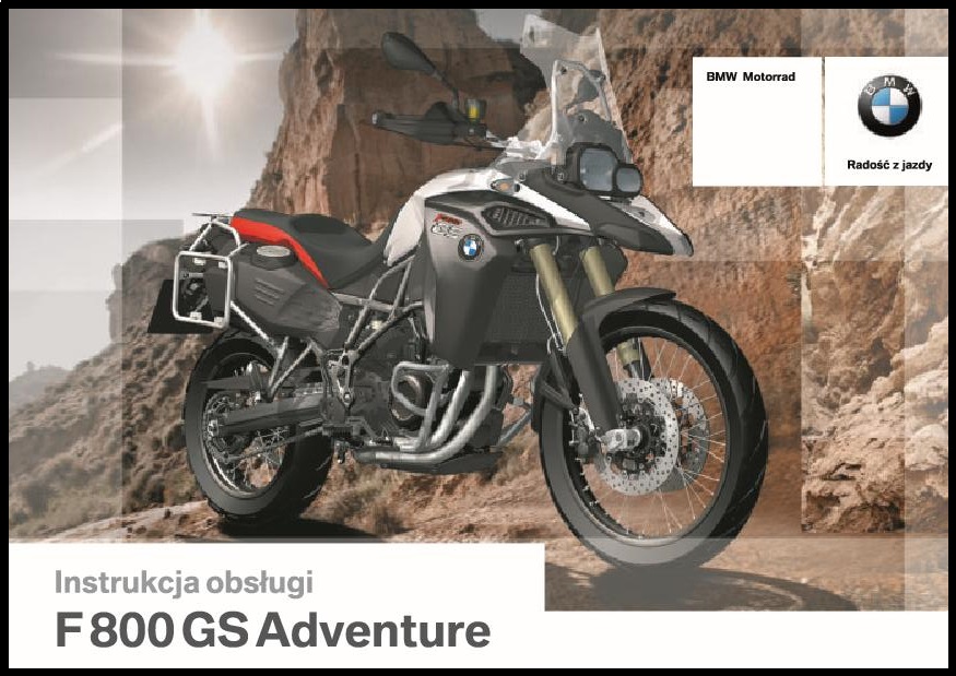 NÁVOD NA OBSLUHU BMW F800 GS
