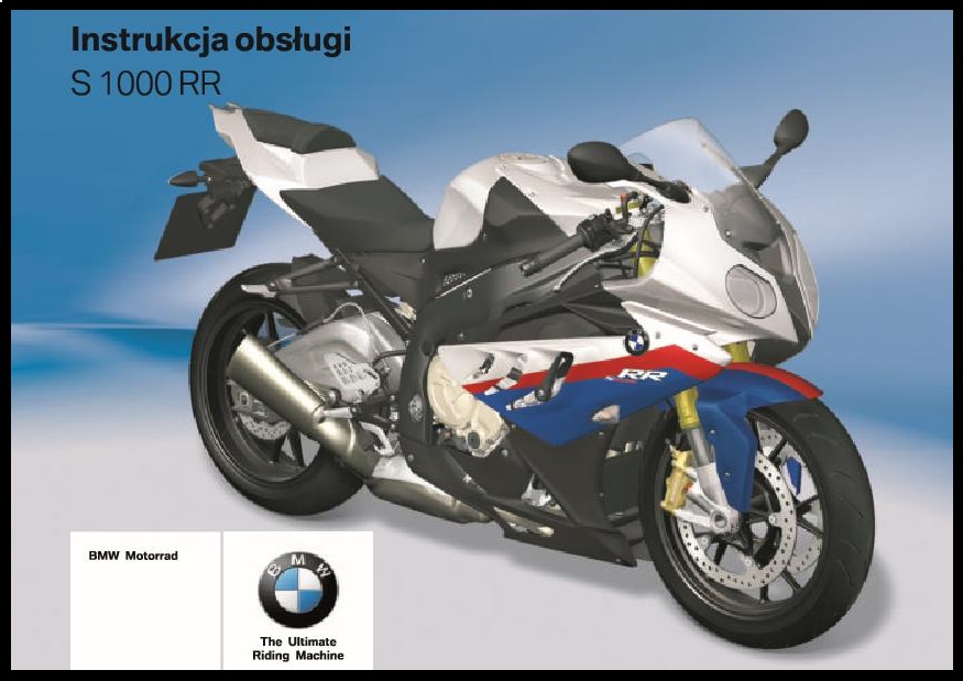 NÁVOD NA OBSLUHU BMW S 100 RR