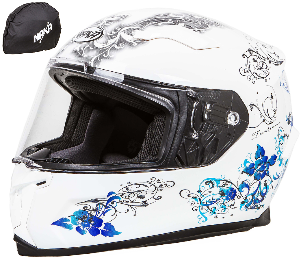 INTEGRÁLNA MOTOCYKLOVÁ PRILBA NAXA F25 LADY BLUE r S