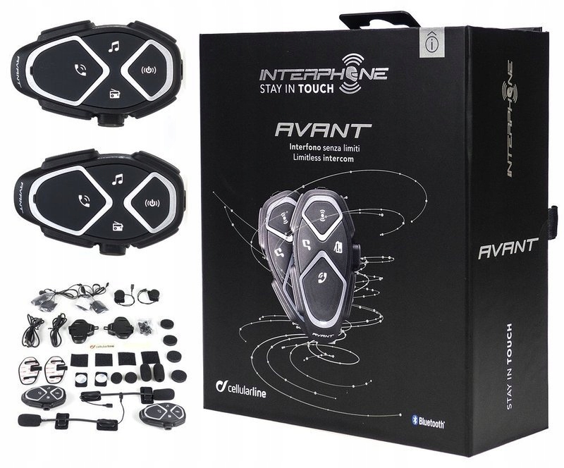 INTERCOM INTERPHONE AVANT Bluetooth 5 NEW TOUR x2