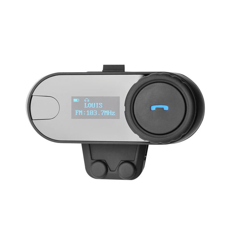 MOTOCYKLOVÝ INTERCOM RÁDIO FM LCD OBRAZOVKA