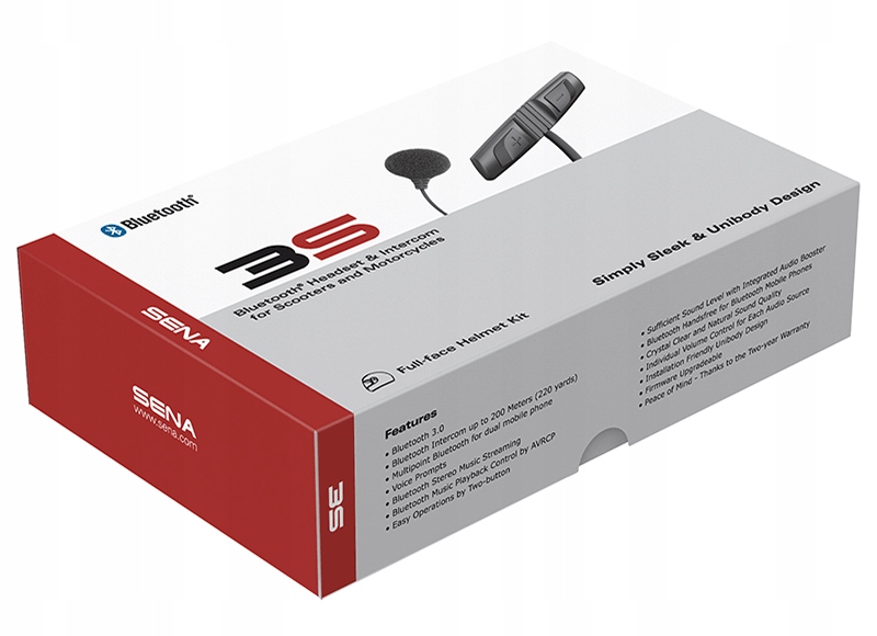 MIKROFÓN S BLUETOOTH NÁSTROJOM SENA 3S-W INTERCOM