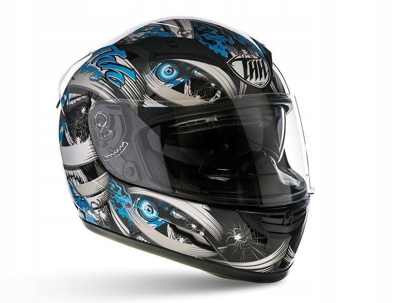 Integrovaná moto prilba THH TS-80 Mummy Blue S