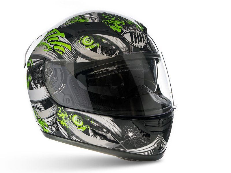 Integrovaná moto prilba THH TS-80 Mummy Fluo S.
