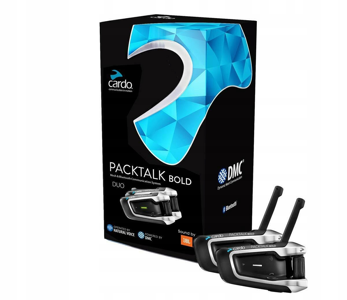 Interkom CARDO PACKTALK BOLD JBL Intercom 2 prilby