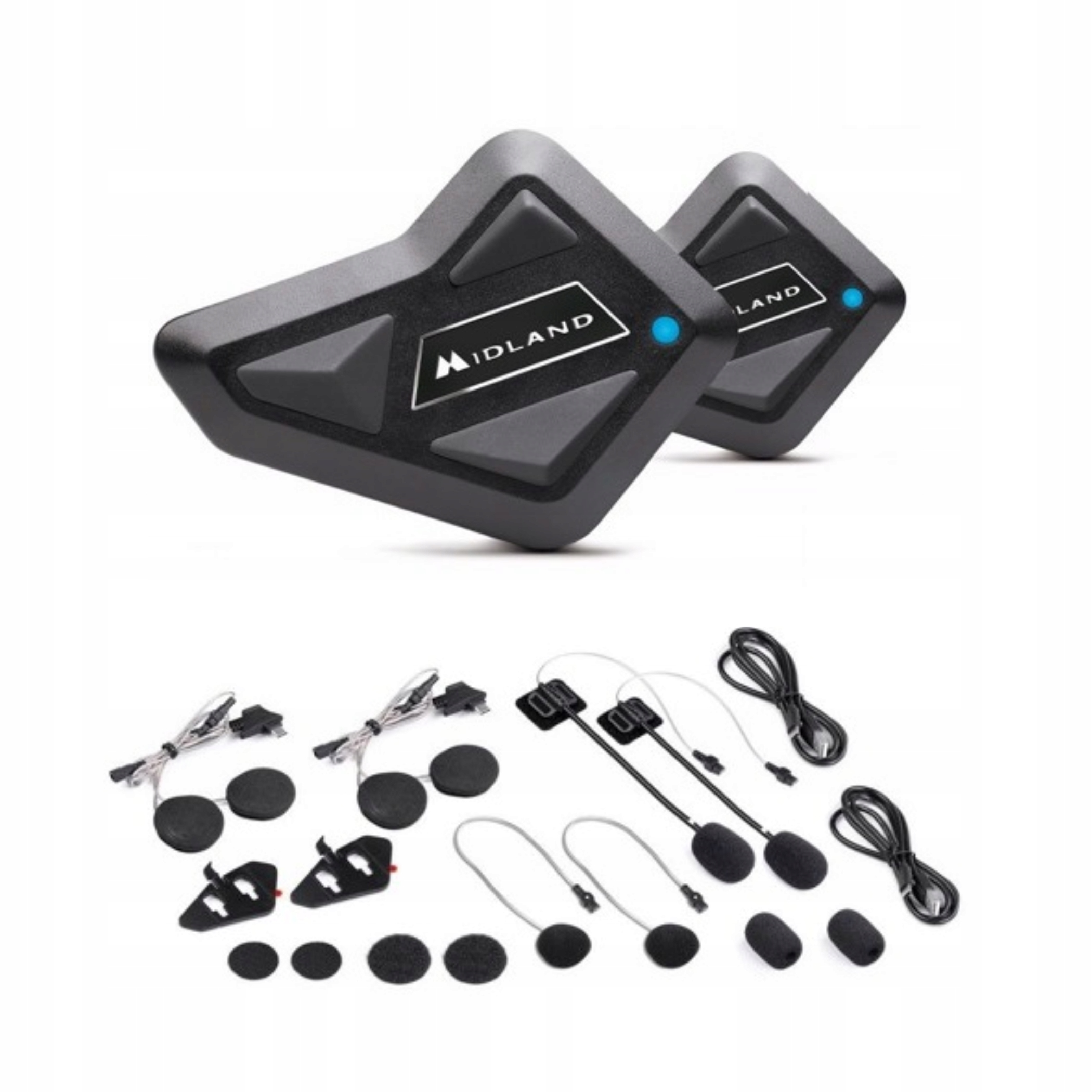 Interkom BLUETOOTH 2 prilby MIDLAND BT MINI 200M