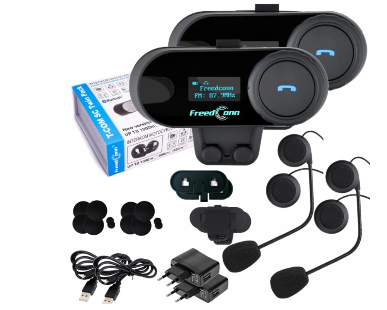 Prilba FreedConn T-Com SC V3 Bluetooth intercom 2
