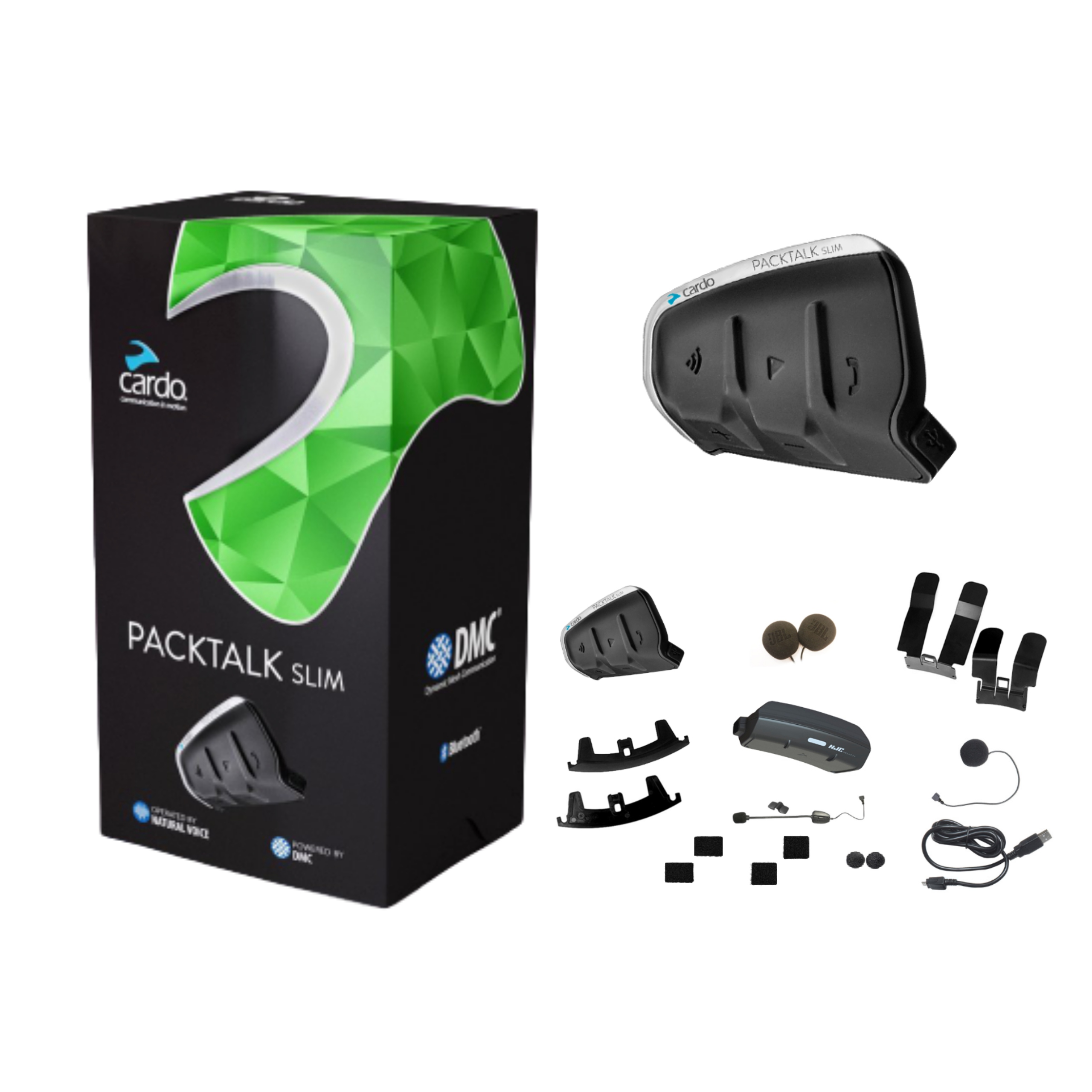 Interkom CARDO PACKTALK SLIM SCALA RIDER JBL