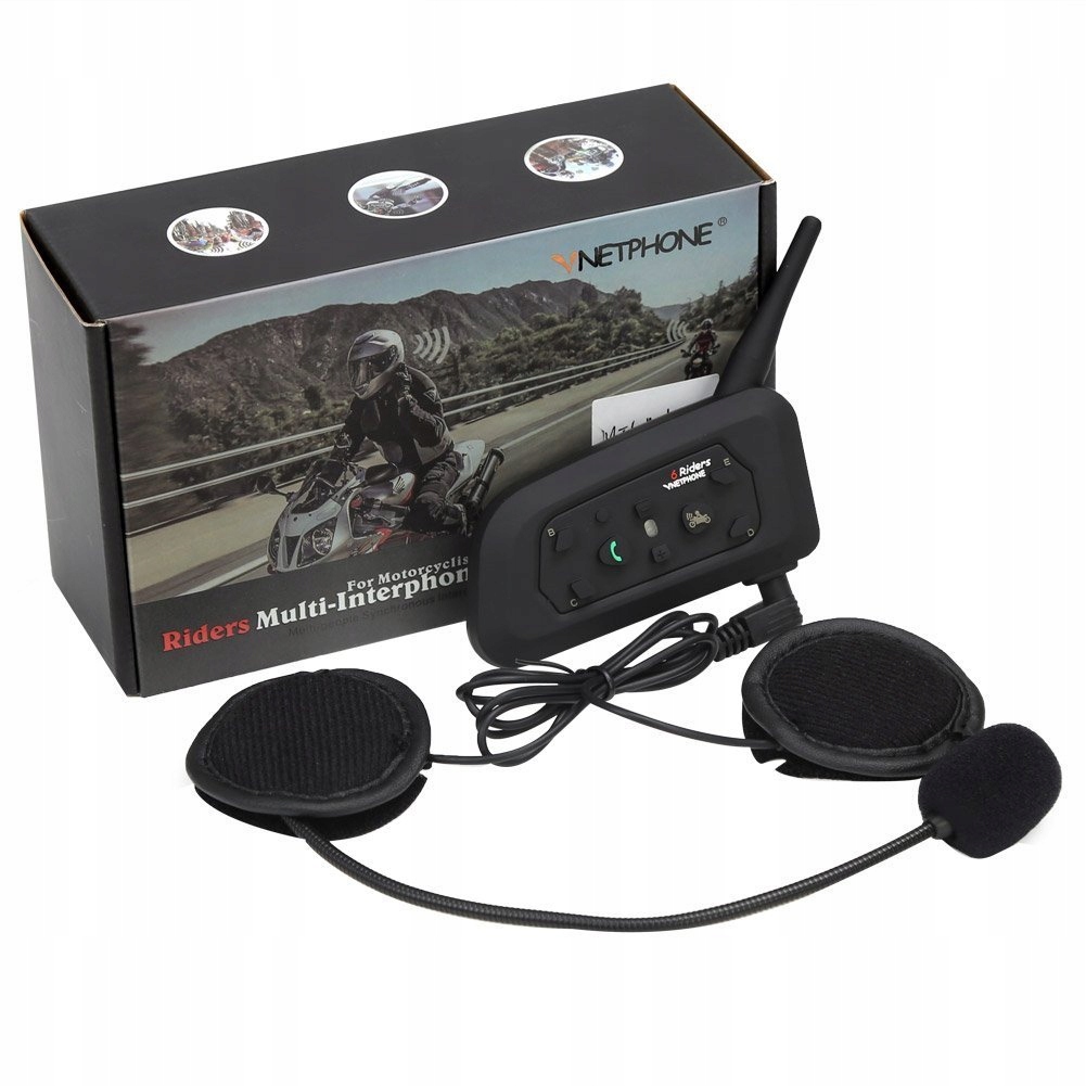 Motocyklový interkom VNETPHONE V6-1200 KIT HIT!