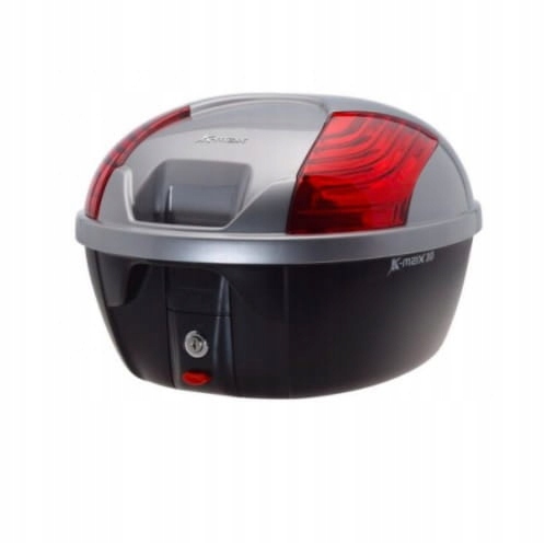 Kufrík K-MAX s montážnou doskou 30L strieborný