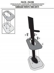 KAPPA ES4120 KAWASAKI Versy1000 FOOT EXTENSION