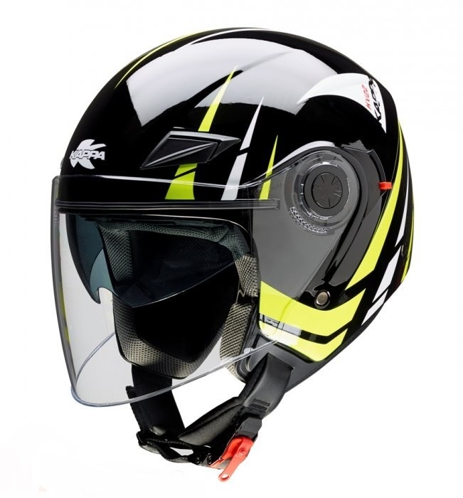 ŠÍPKA KAPPA OTVORENÁ PRILBA ČIERNA XL MOTO