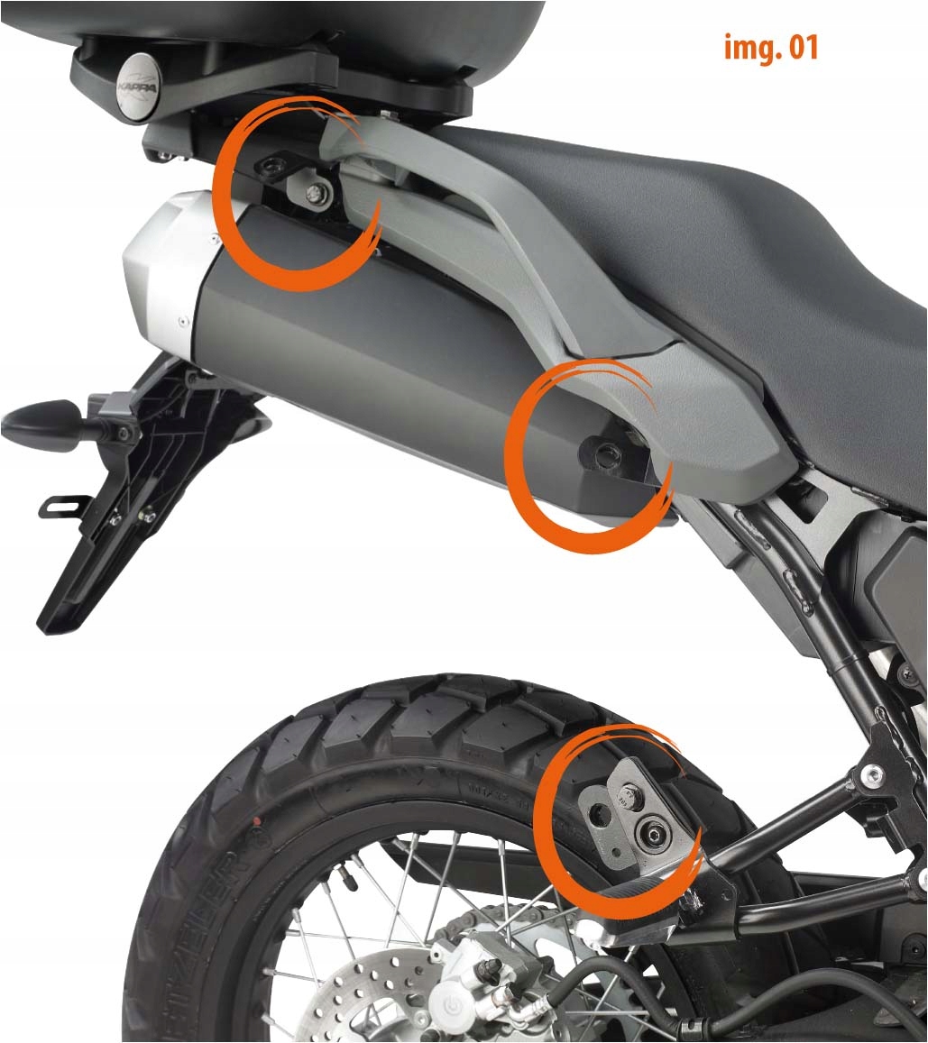 KAPPA KLXR2139 STEL. BOČNÉ PRÍPADY YAMAHA TRACER