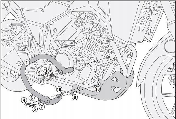 KAPPA KN3116 GMOLS SUZUKI V-Strom 250