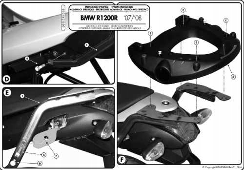 KRYT KAPPA PRE BMW R 1200R (06-10)