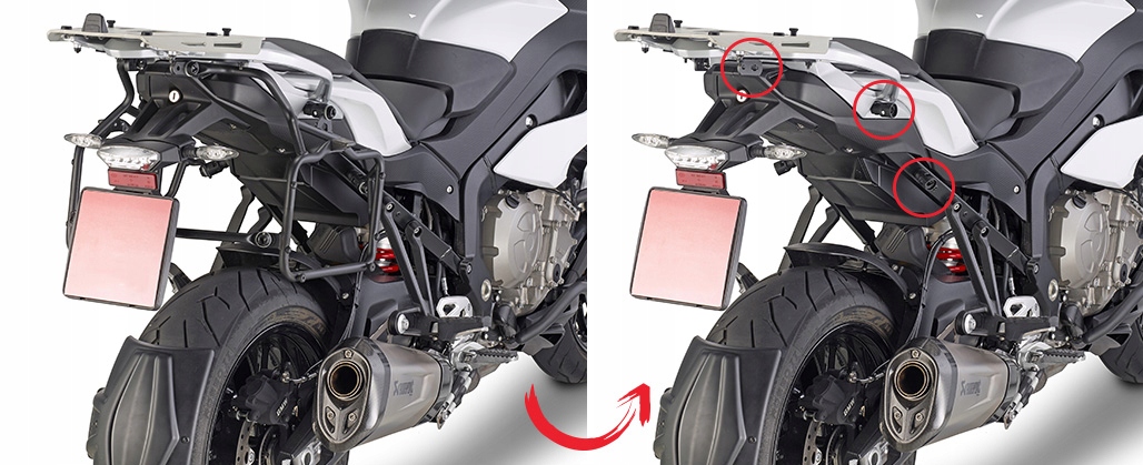 RÁM KAPPA PRE BOČNÉ PRÍPADY BMW S 1000XR (15-19