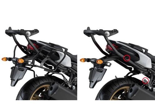 RÁM KAPPA PRE BOČNÉ PRÍPADY YAMAHA FZ8 FAZER 800