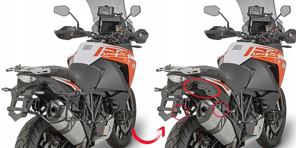 Stojan KAPPA pre bočné kufre KTM Adventure R / S