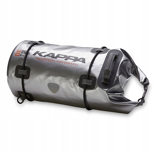 KAPPA Motocyklový valec ROLL BAG 30 L strieborný