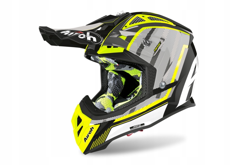 PRILBA AIROH AVIATOR 2,3 AMS2 GLOW CHROM YEL XL + GRAT
