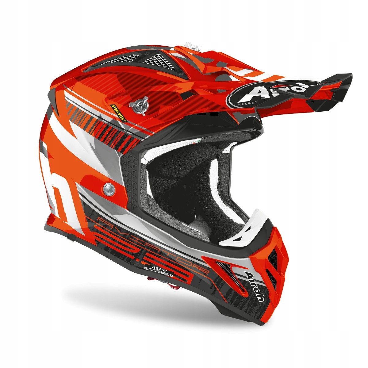 Prilba AIROH AVIATOR 2.3 AMS2 NOVAK CHROME ORANGE L