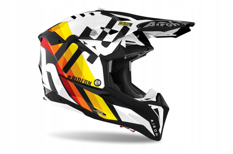 PRILBA AIROH AVIATOR 3 RAINBOW WHI GLOSS XXL + ZADARMO