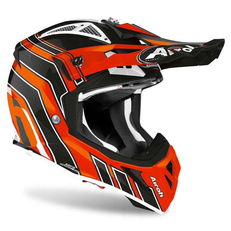 Prilba AIROH AVIATOR ACE ART ORANGE GLOSS XL + ZADARMO