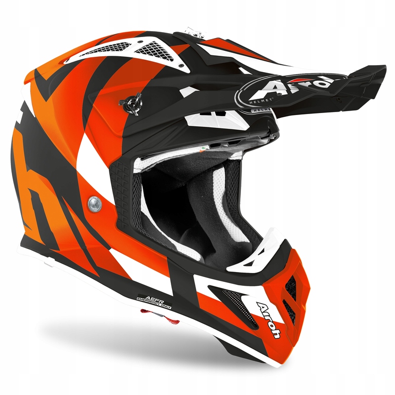 PRILBA AIROH AVIATOR ACE TRICK ORANGE MATNÁ XS + ZADARMO