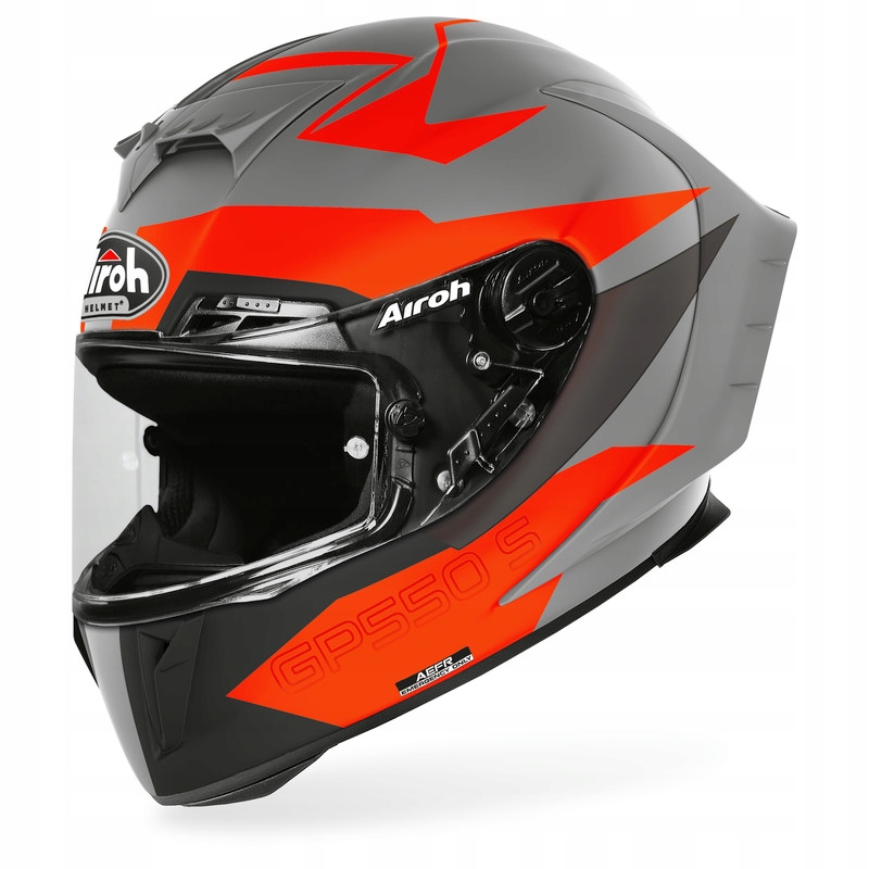 PRILBA AIROH GP550 S VEKTOR ORANŽOVÁ MATNÁ S + ZADARMO