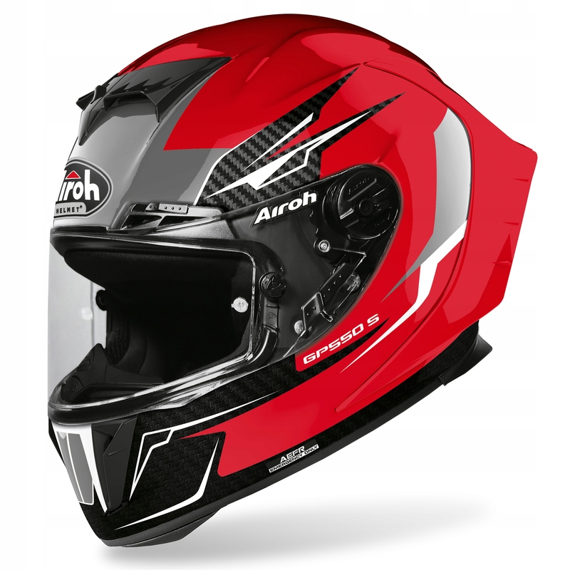 PRILBA AIROH GP550 S VENOM RED GLOSS S + ZADARMO
