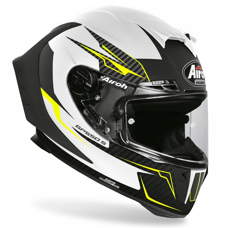 PRILBA AIROH GP550 S VENOM BIELY LESK r.L + ZADARMO