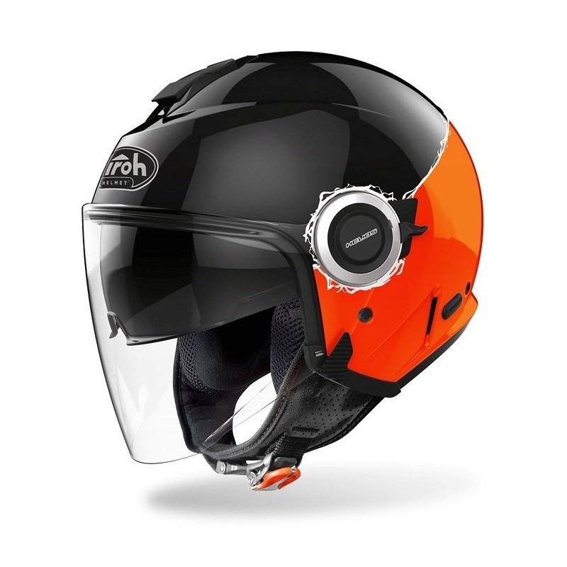 PRILBA AIROH HELIOS FLUO ORANGE GLOSS (M)