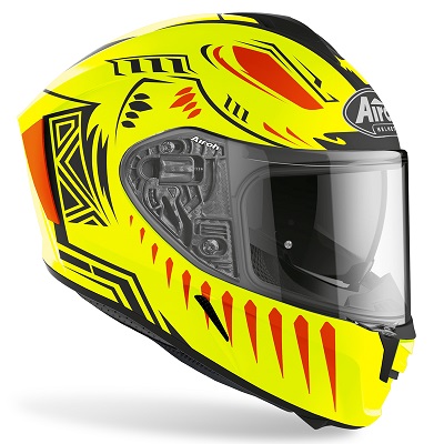 PRILBA AIROH SPARK VIBE ŽLTÁ FLUO MATNÁ S + ZADARMO