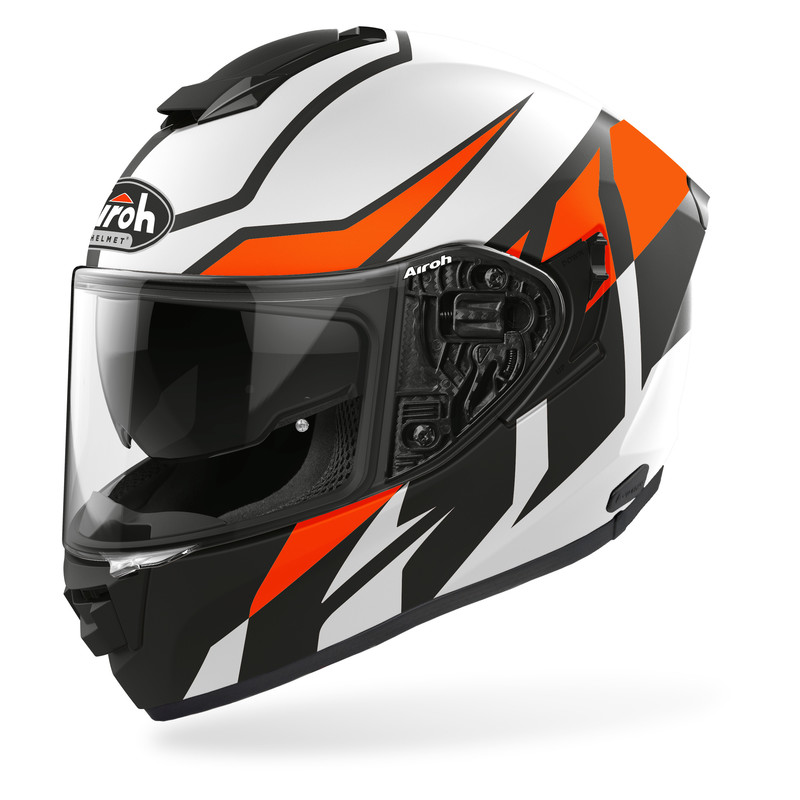 PRILBA AIROH ST501 FROST ORANGE MAT S + ZADARMO