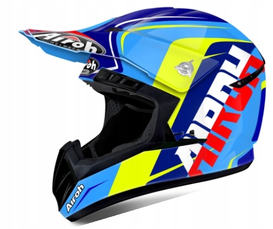 AIROH VYPÍNAČ ZNAČKU BLUE GLOSS CROSS ENDURO S PRILBY