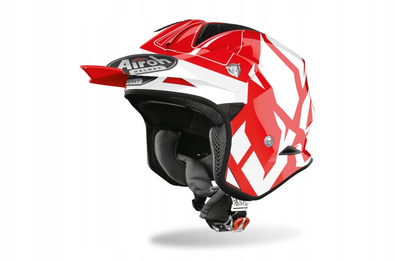 Prilba AIROH TRR S CONVERT RED GLOSS r.L + ZADARMO