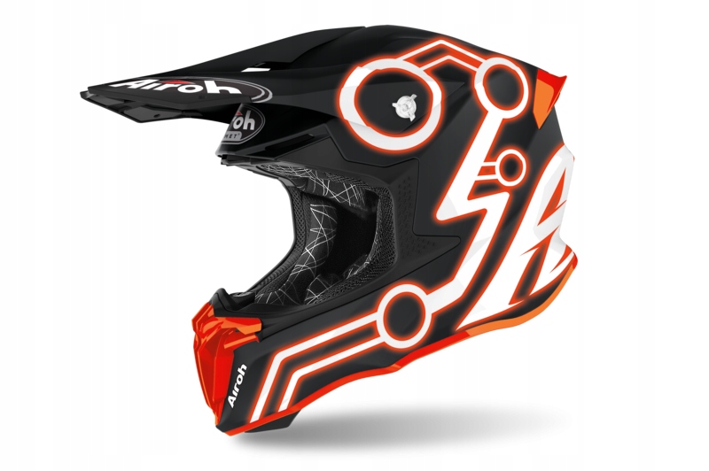 PRILBA AIROH TWIST 2.0 NEON ORANGE MATNÁ XL + ZADARMO