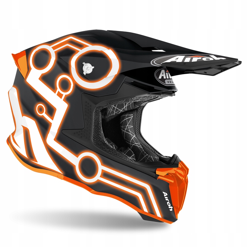 PRILBA AIROH TWIST 2.0 NEON ORANGE MATNÁ XS + ZADARMO