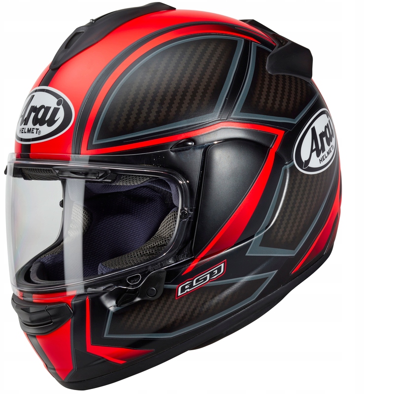 ARAI CHASER-X CHRBTOVÁ FLUÓNA ČERVENÁ M + PRILBA