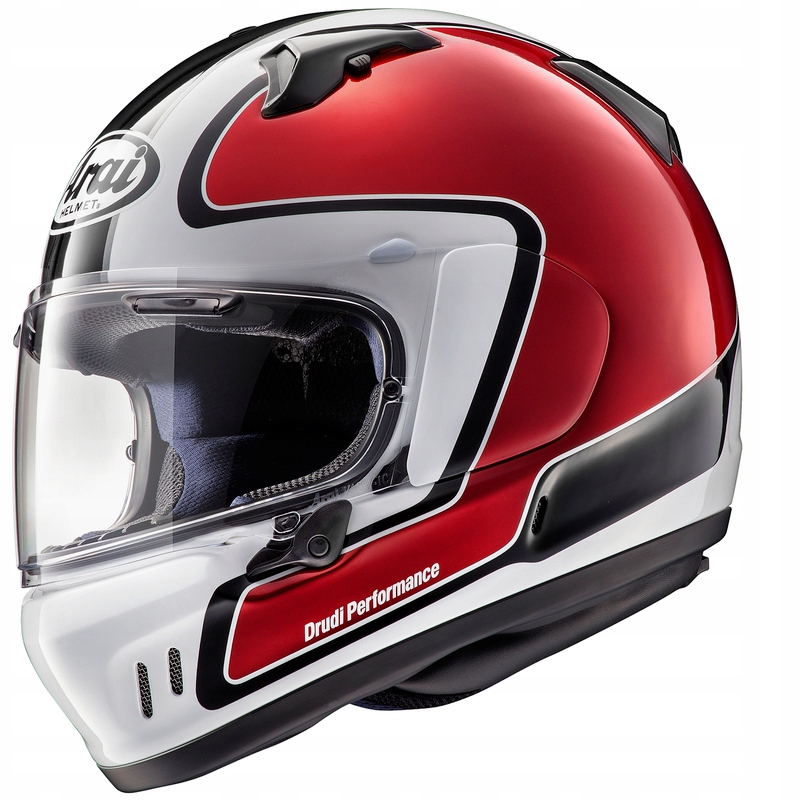 PRILBA ARAI RENEGADE-V OUTLINE RED S ČIERNA Výpredaj !!