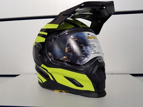 PRILBA AVENTURO CARBON VISION