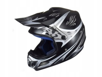 PRILBA AWINA ENDURO JUNIOR BIELA / ČIERNA 47-48 cm
