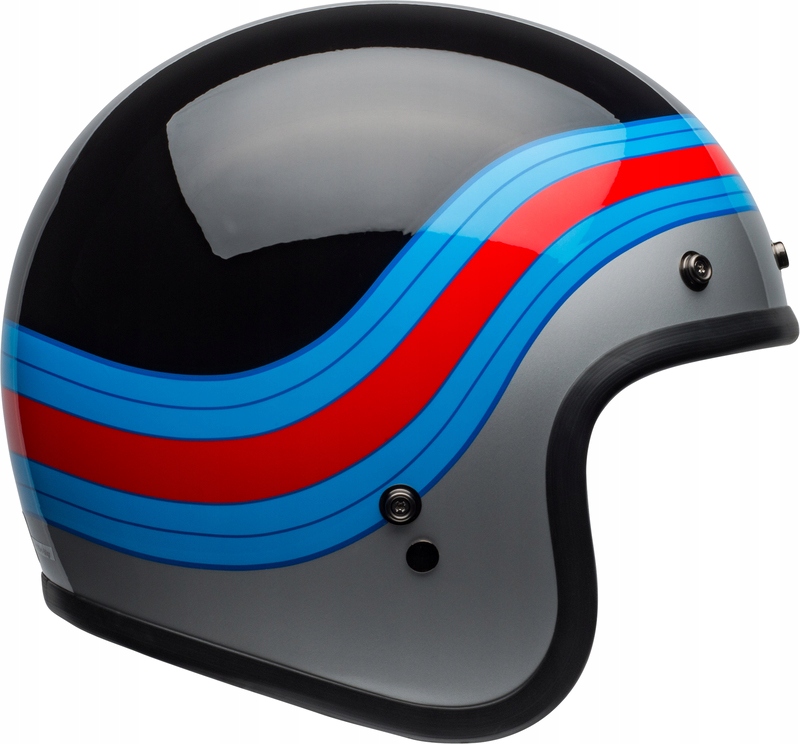 BELL CUSTOM 500 DLX PULSE ČIERNA / MODRÁ / ČERVENÁ r.S.