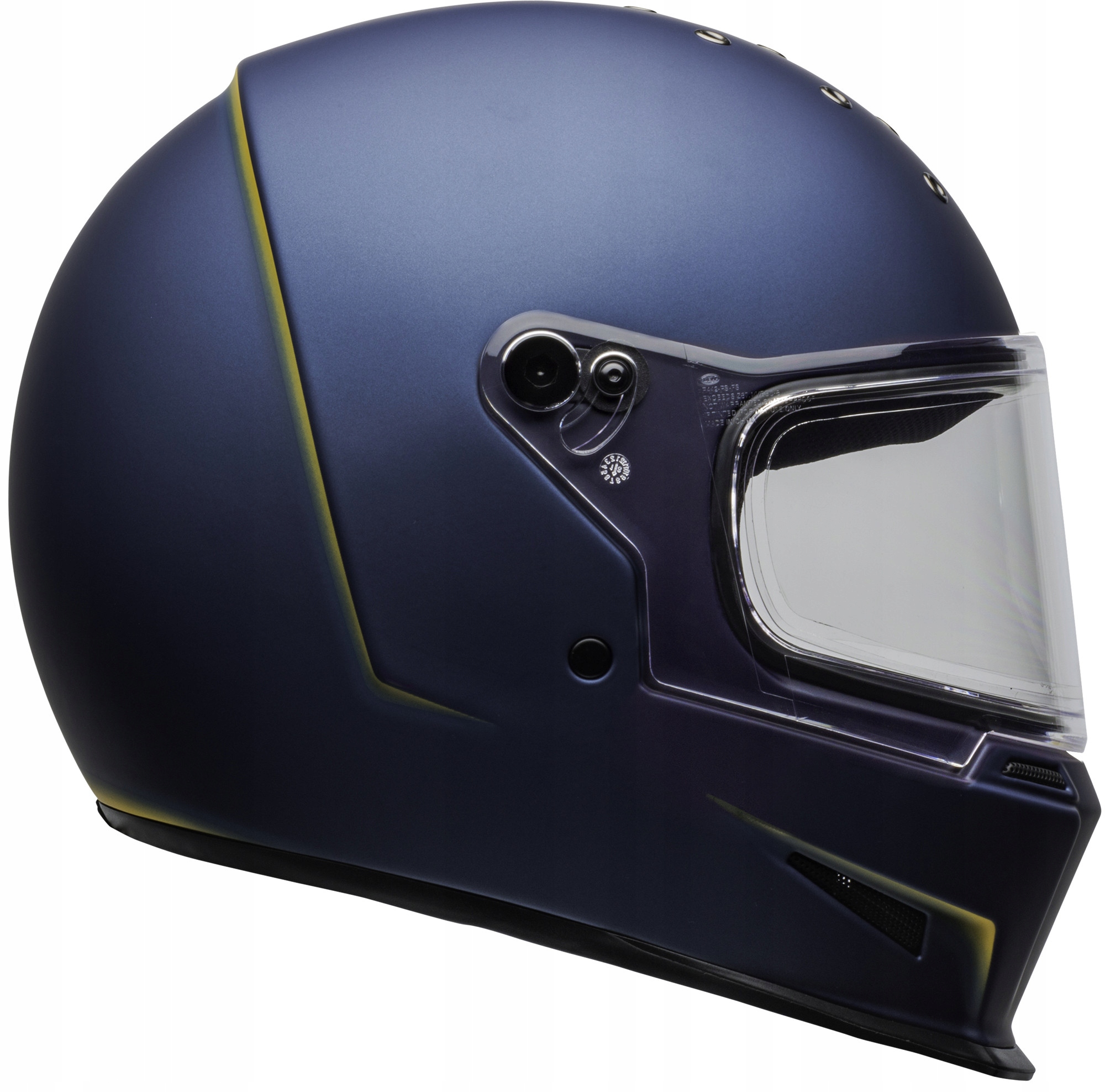BELL ELIMINATOR VANISH MATTE MODRÁ / ŽLTÁ PRILBA XL