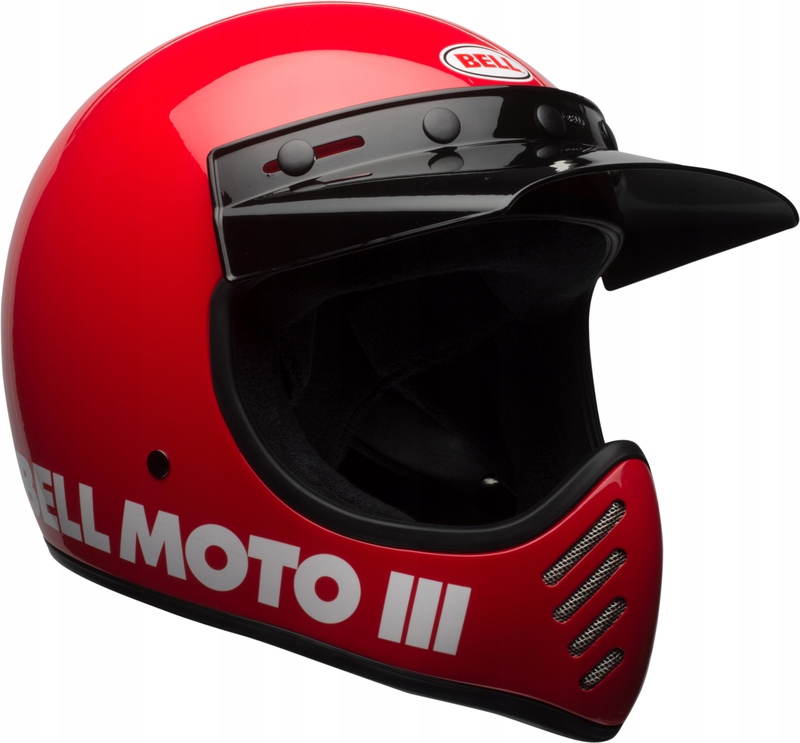 PRILBA BELL MOTO-3 CLASSIC RED M