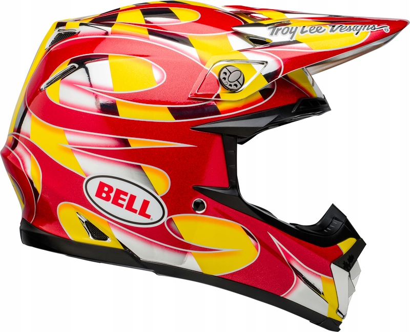PRILBA BELL MOTO-9 MIPS MC REPLICA ŽLTÁ / CHROMOVÁ XL